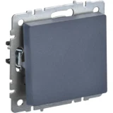 IEK BRITE Выключатель 1-клавишный самовозвратный 10А ВС10-1-4-БрМ маренго