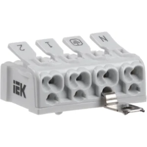 IEK Клемма пружинная соединительная КСПнз4-2L+N+PE - UKZ-B06-4P-F1-E1-10 IEK Клемма пружинная соединительная КСПнз4-2L+N+PE - UKZ-B06-4P-F1-E1-10
