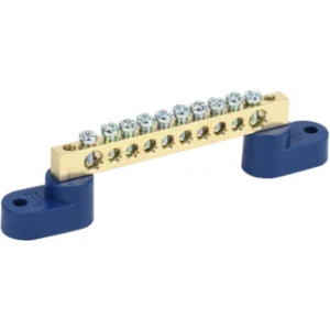 IEK Шина N "ноль" на двух угловых изоляторах ШНИ-6х9-10-У2-С - YNN10-69-10C2-K07 IEK Шина N "ноль" на двух угловых изоляторах ШНИ-6х9-10-У2-С - YNN10-69-10C2-K07